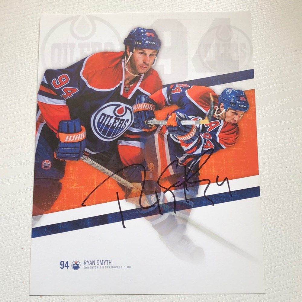 Ryan Smyth Signed 8x10